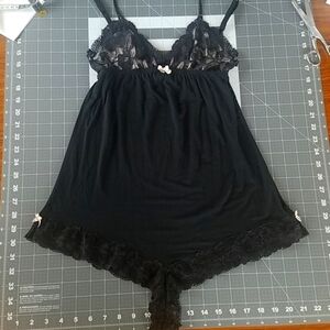 VICTORIA SECRET ONE PC. ROMPER W/ ADJ.STRAPS